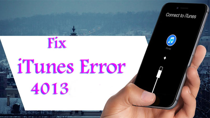 lỗi 4013 khi restore iphone