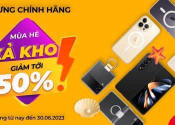 Mùa hè xả kho ốp lưng chính hãng giảm tới 50%