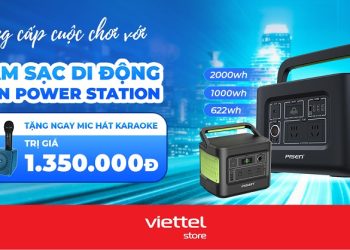 Nâng cấp cuộc chơi khi mua Trạm sạc di động Pisen tặng ngay Mic hát karaoke trị giá 1.350.000đ
