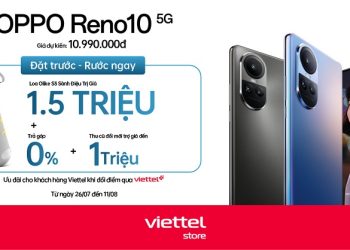Đặt trước OPPO Reno10 5G rước ngay quà xịn trị giá 1.500.000đ