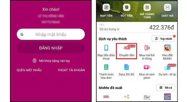 cách rút tiền từ sim điện thoại về ViettePay