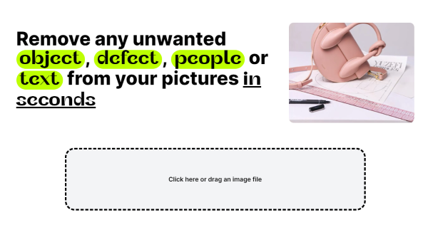 xóa vật thể khỏi ảnh online