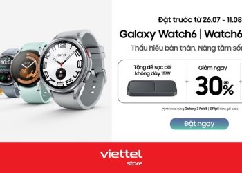 Đặt trước Galaxy Watch6 Series nhận ngay bộ quà tặng trị giá gần 4 triệu đồng