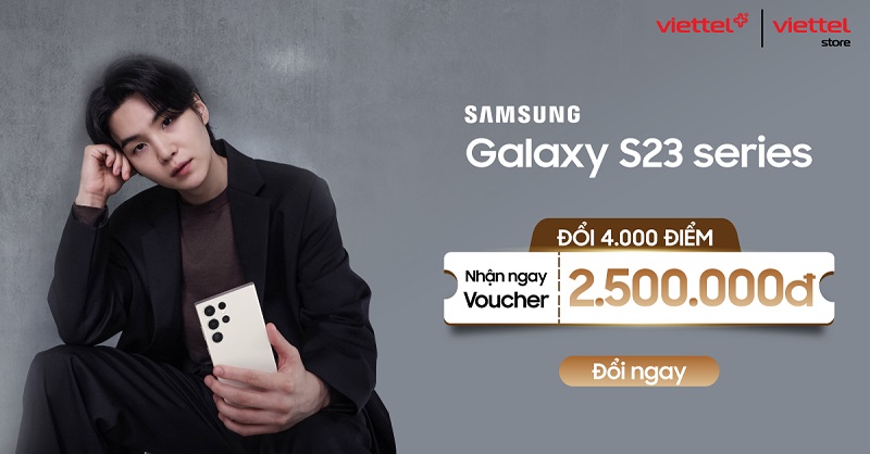 Quét mã QR đổi điểm Viettel++ nhận voucher đến 2.500.000đ mua các sản phẩm Samsung