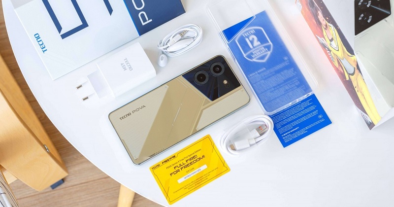 Mở hộp TECNO POVA 5 Free Fire: Smartphone chơi game đỉnh chóp, thiết kế ấn tượng