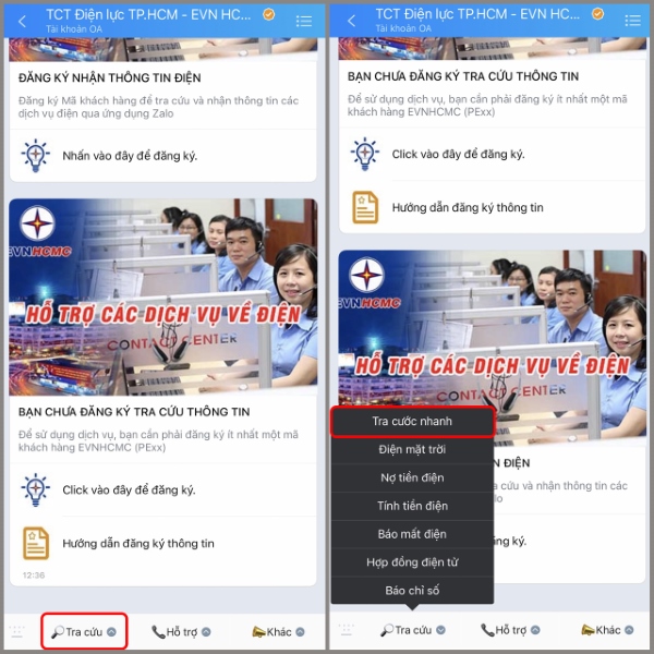 Cách đóng tiền điện qua điện thoại
