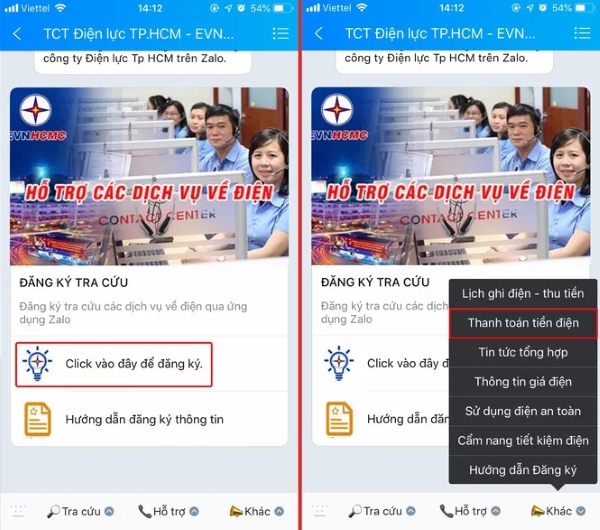 Cách đóng tiền điện qua điện thoại