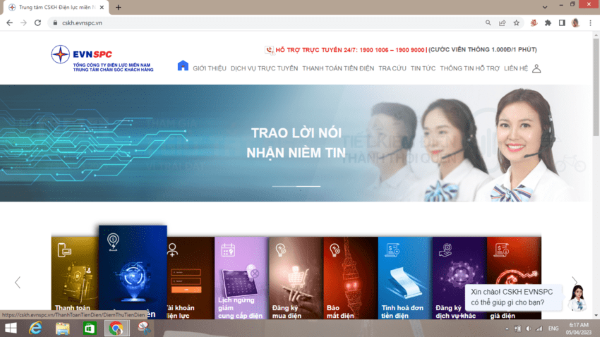 Mã khách hàng đóng tiền điện