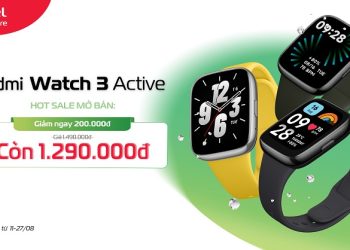 Hot sale mở bán – Redmi Watch 3 Active giá giảm chỉ còn 1.290.000đ