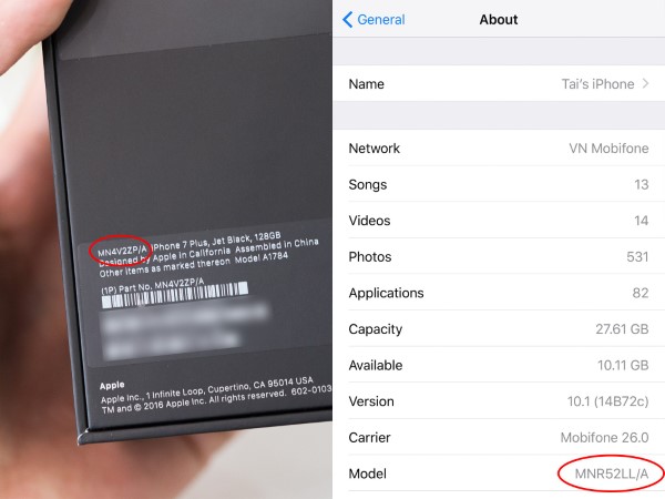 Sale model iphone là gì