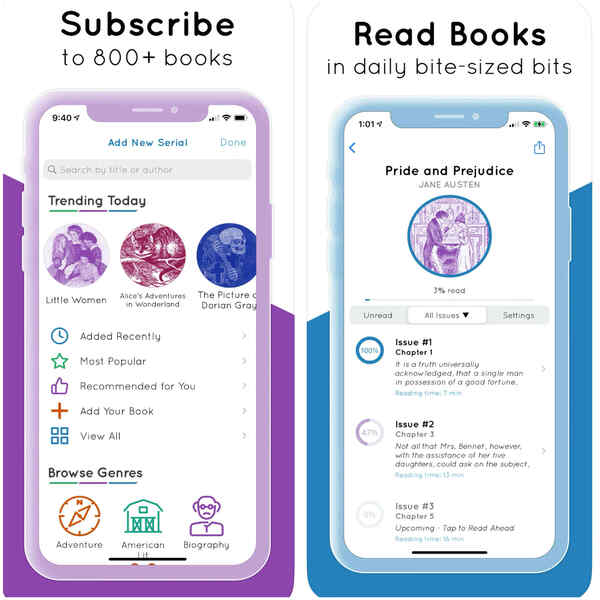 app đọc sách trên iphone