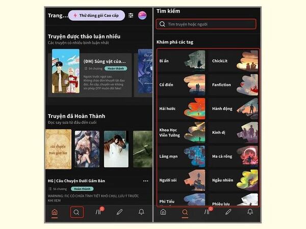 app đọc sách trên iphone