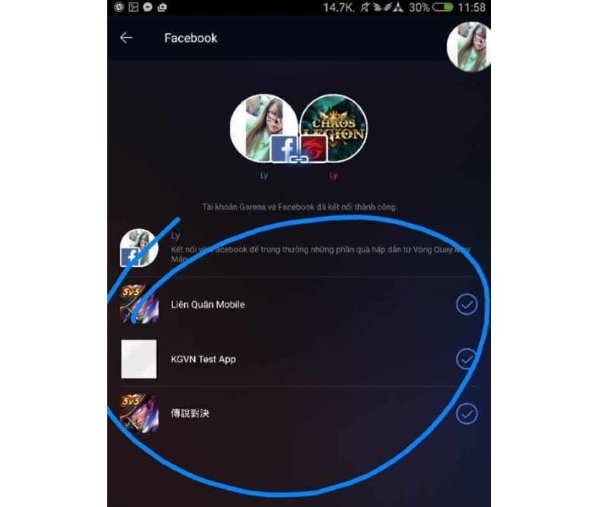 cách chuyển tài khoản liên quân từ facebook sang garena