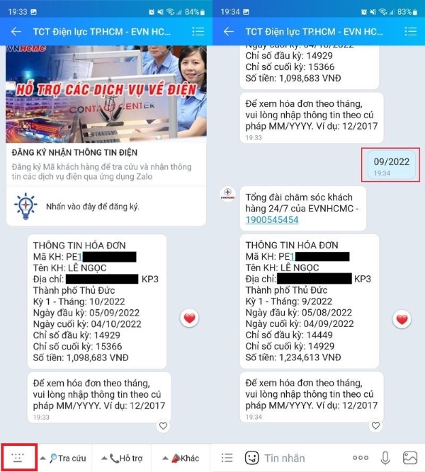 cách đóng tiền điện online