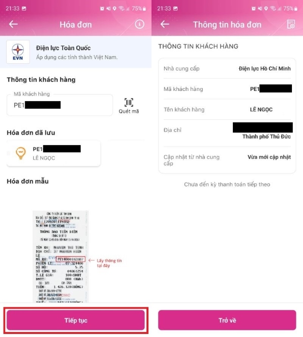 cách đóng tiền điện online