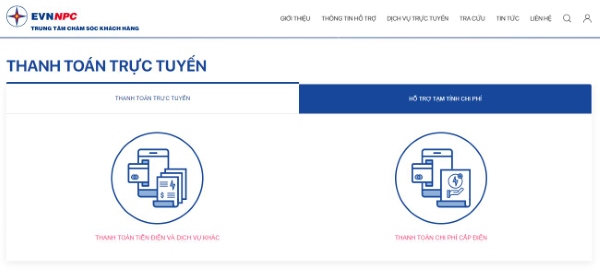 cách đóng tiền điện online