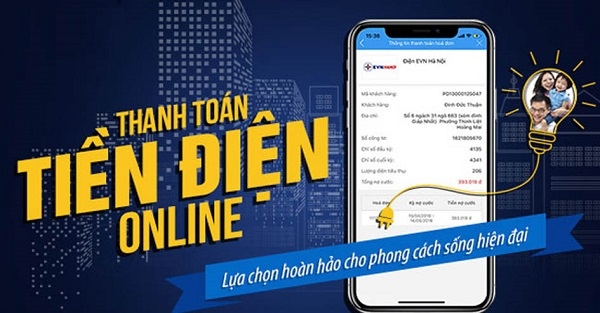 cách đóng tiền điện qua ngân hàng