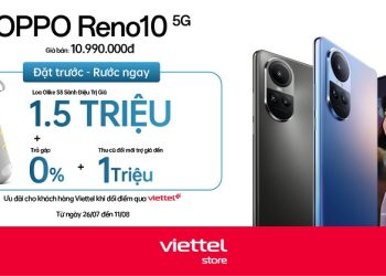 Giá bán chính thức OPPO Reno10 5G chỉ 10,99 triệu đồng, đặt trước rước quà xịn ngay hôm nay