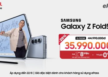 Samsung Galaxy Z Fold5 512GB giá chỉ 35.990.000đ dành cho khách hàng Epass