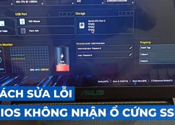 Nguyên nhân – cách khắc phục lỗi BIOS không nhận ổ cứng
