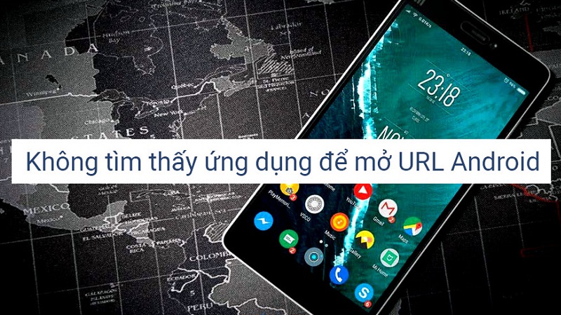 không tìm thấy ứng dụng nào để mở url