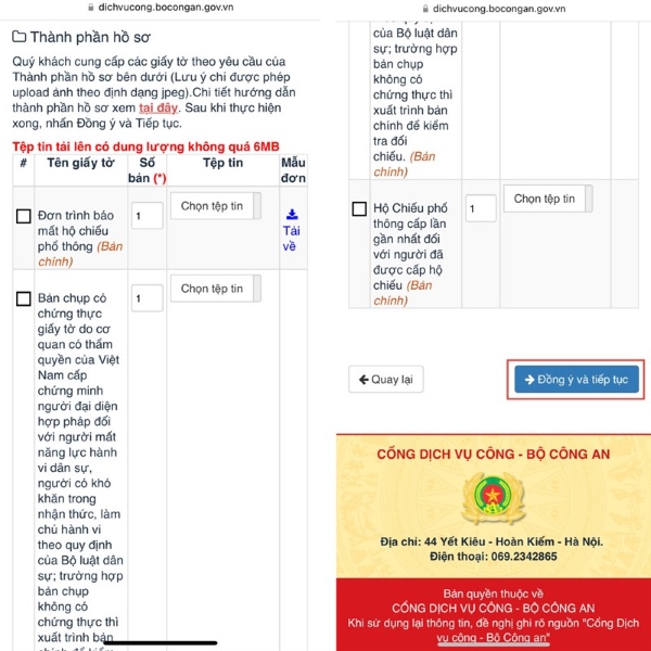 làm hộ chiếu gắn chip online