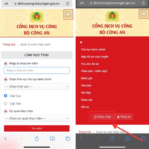 làm hộ chiếu gắn chip online