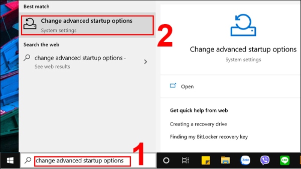 lỗi máy tính tự vào bios win 10