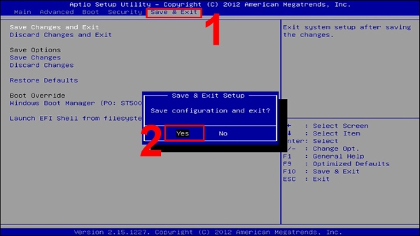 lỗi máy tính tự vào bios win 10