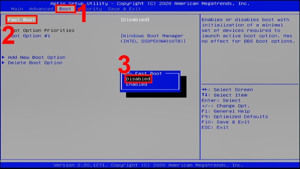 lỗi máy tính tự vào bios win 10