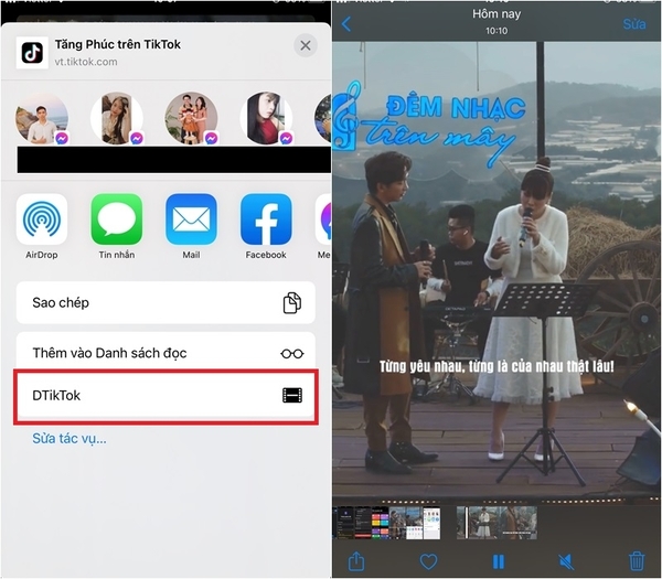 tải video tiktok không logo trên iphone