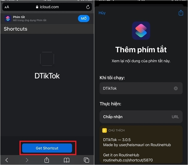 tải video tiktok không logo trên iphone