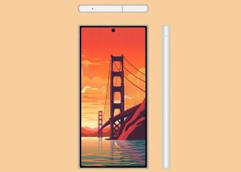 Thiết kế mặt trước Galaxy S24 Ultra lộ diện ấn tượng với khung hợp kim titan bao quanh màn hình