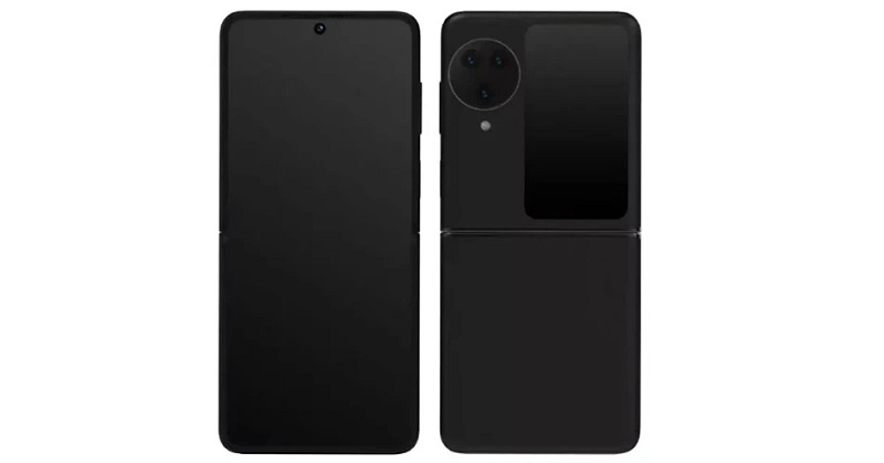 Rò rỉ thiết kế OPPO Find N3 Flip với camera sau hình tròn và màn hình phụ hình chữ nhật đứng