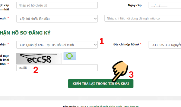 ứng dụng làm hộ chiếu online