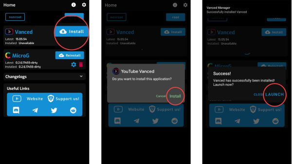 youtube vanced bị lỗi