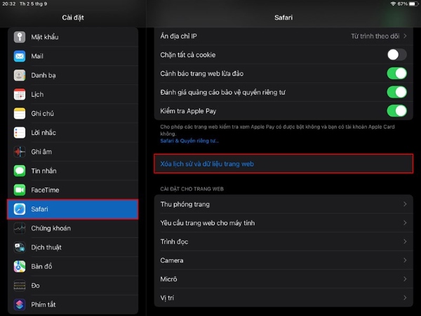 Cách giải phóng dung lượng iPad