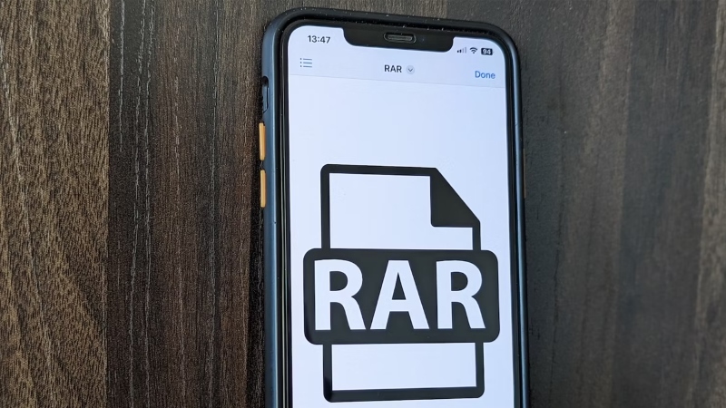 Cách mở file rar trên iphone