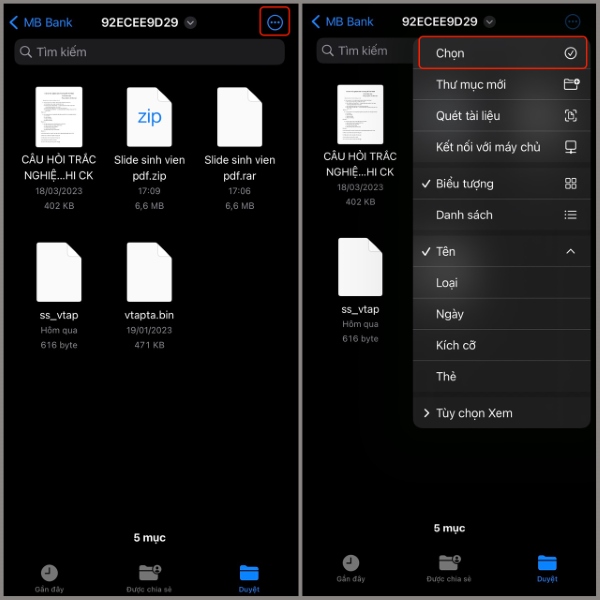 Cách mở file rar trên iphone