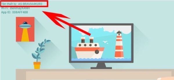 Cách phản chiếu màn hình iPhone lên tivi sony