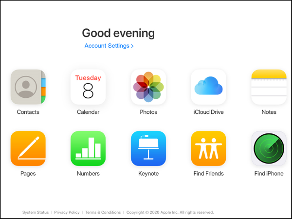 Không đăng nhập được icloud