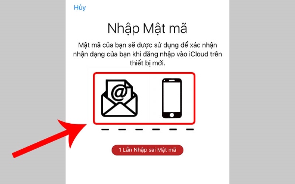 Không thể xác minh iCloud