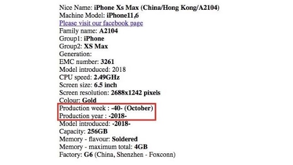 Kiểm tra năm sản xuất iPhone
