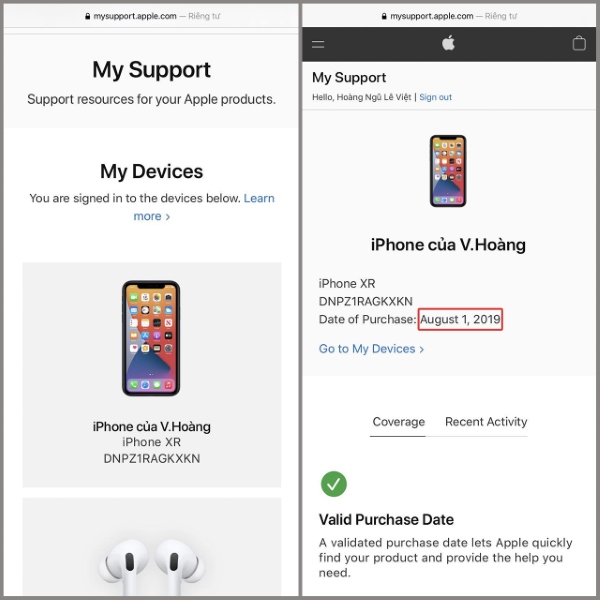 Kiểm tra năm sản xuất iPhone