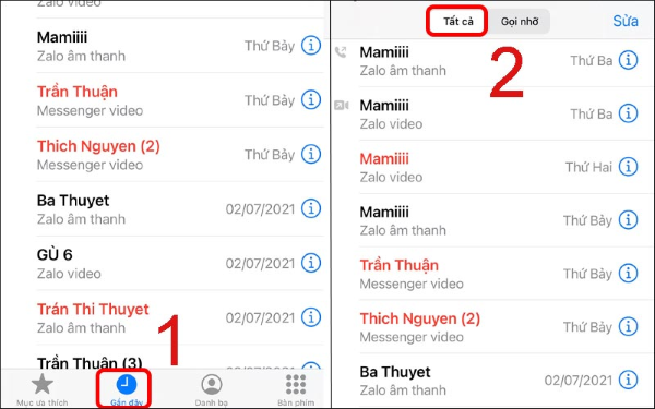Nhật ký cuộc gọi trên iPhone lưu được bao lâu