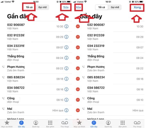 Nhật ký cuộc gọi trên iPhone lưu được bao lâu