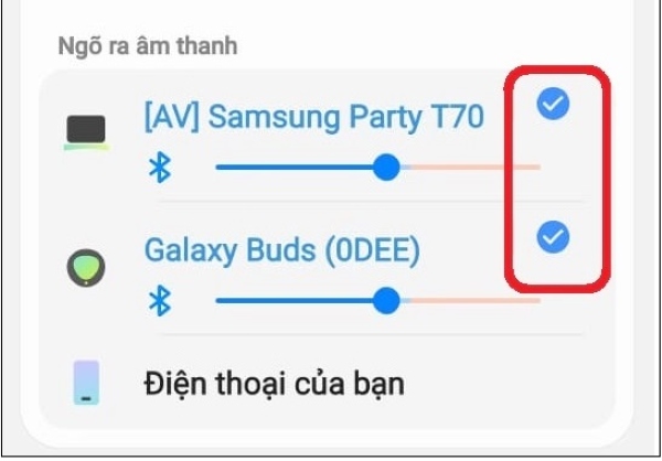 Phần mềm kết nối điện thoại với 2 loa bluetooth