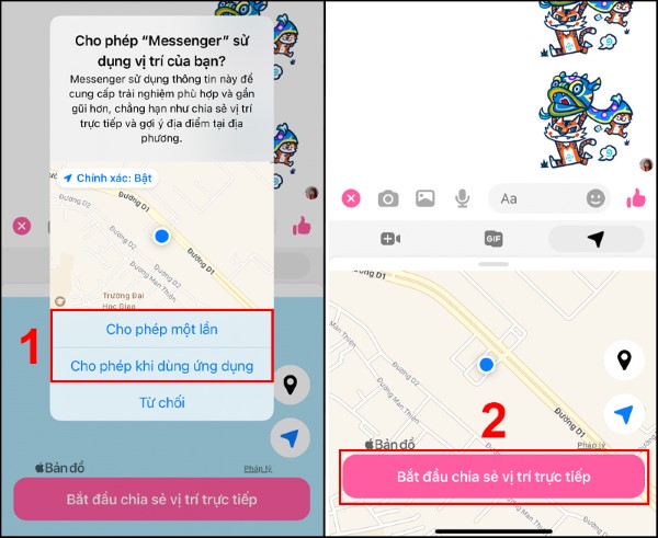 Tắt vị trí trên iPhone