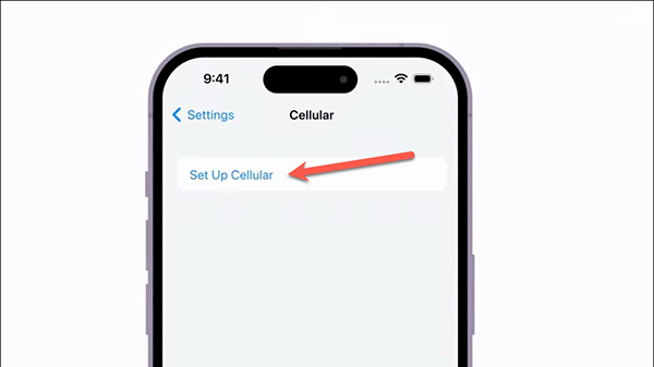 Bước 1: Thiết lập mạng di động