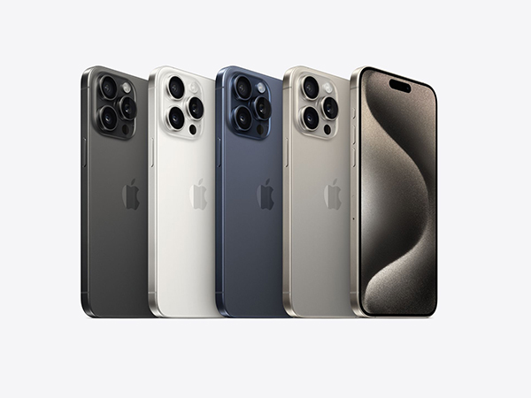 Dải màu trên iPhone 15 Pro 